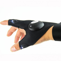 Перчатка с фонариком для ремонта и рыбалки (Fingerless LED Gloves) Перчатка с фонариком для ремонта и рыбалки (Fingerless LED Gloves)