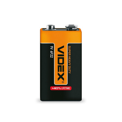 Батарейка крона 6F22 VIDEX Батарейка крона 6F22 VIDEX