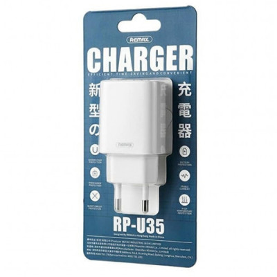 Зарядное устройство REMAX 5V 2.1А (USB 2 порта)