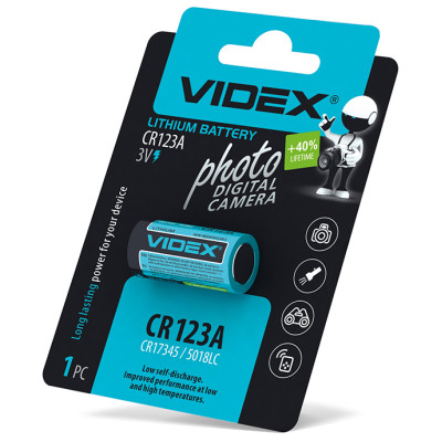 Батарейка крона 6F22 VIDEX