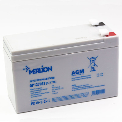 Аккумулятор 12V 7000mAh MERLION Аккумулятор 12V 7000mAh MERLION